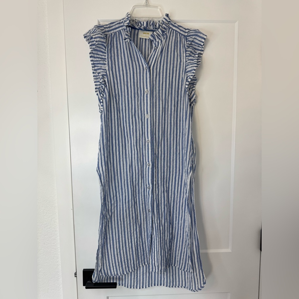 Mauve by Anthropologie Striped Long Tunic - Picture 4 of 8